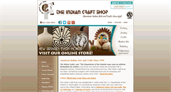 Desktop Screenshot of indiancraftshop.com